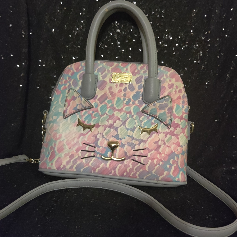 Betsy Johnson Kitty Cat Crossbody